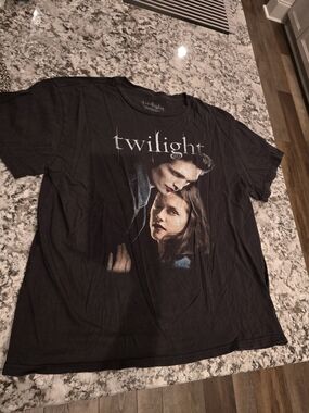 Twilight Graphic Black T‑Shirt